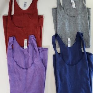 American Apparel seamless tri-blend tank bundle xs
